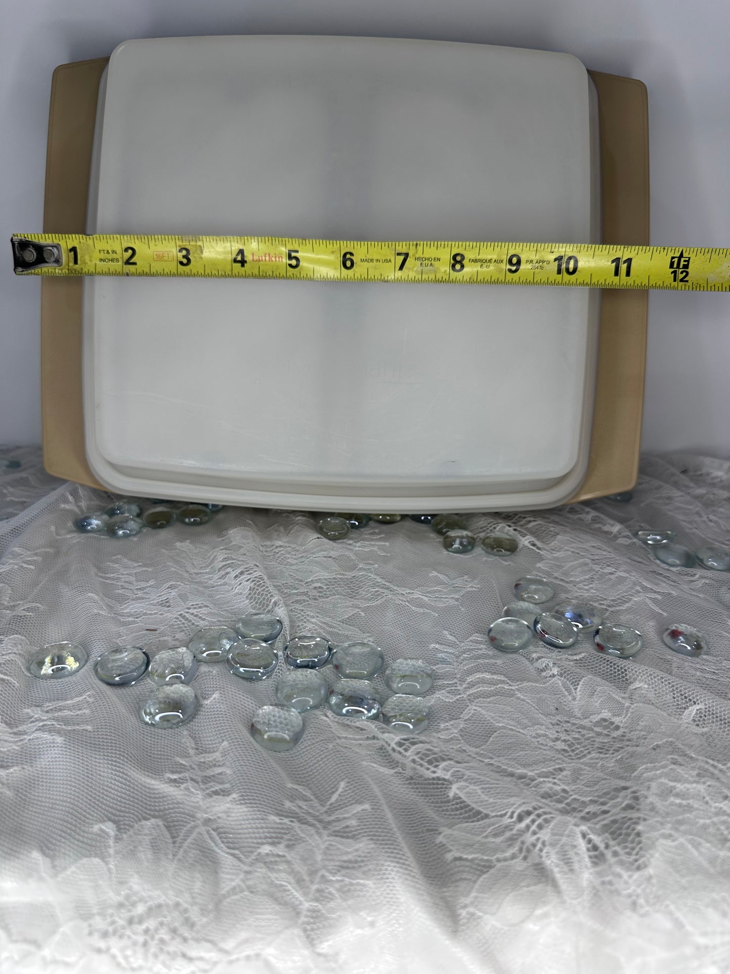 Vintage Tupperware Tan Deviled Boiled Egg Carrier Storage Container