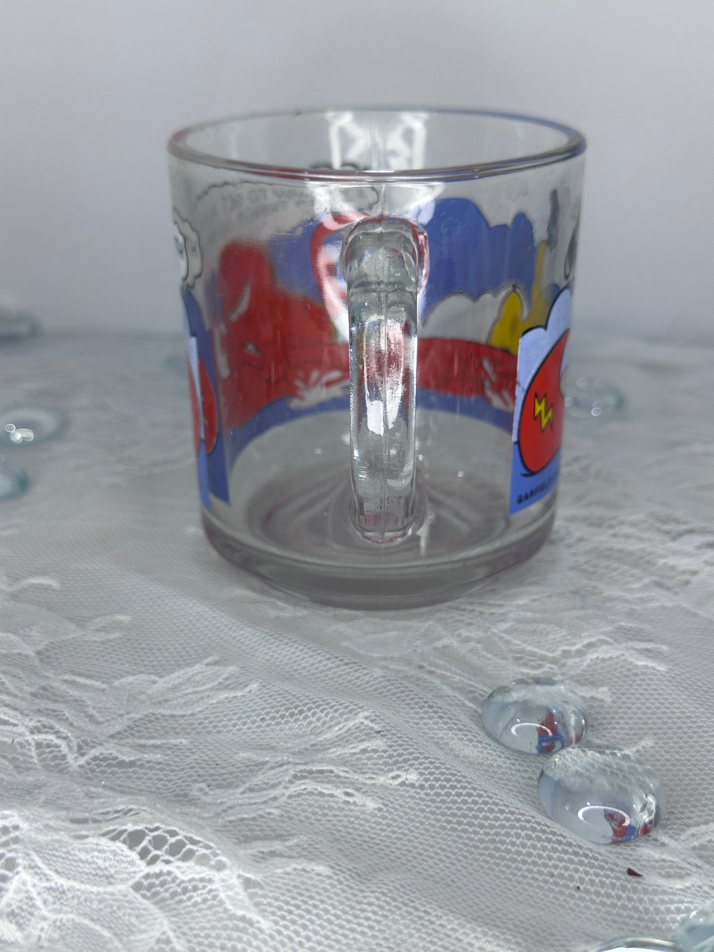 Vintage 1978 McDonald's Jim Davis Glass Garfield Mug USA