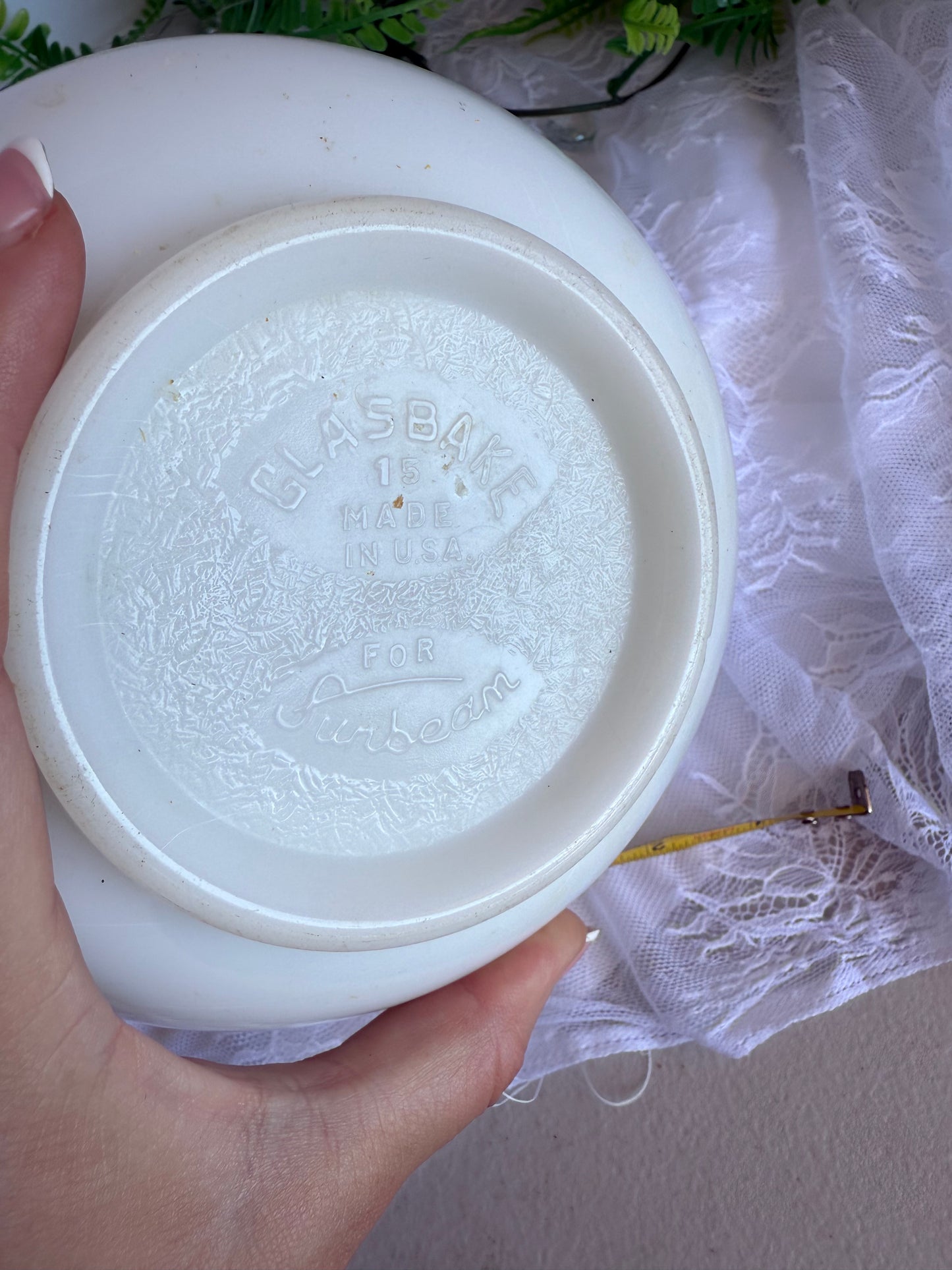 Glassbake mixing bowl