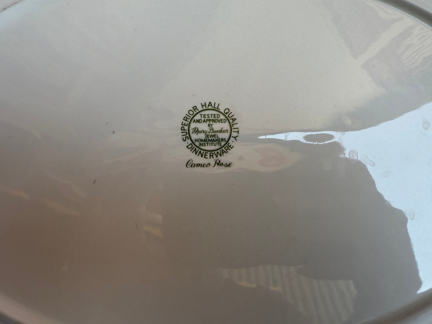 Vintage superior hall serving platter