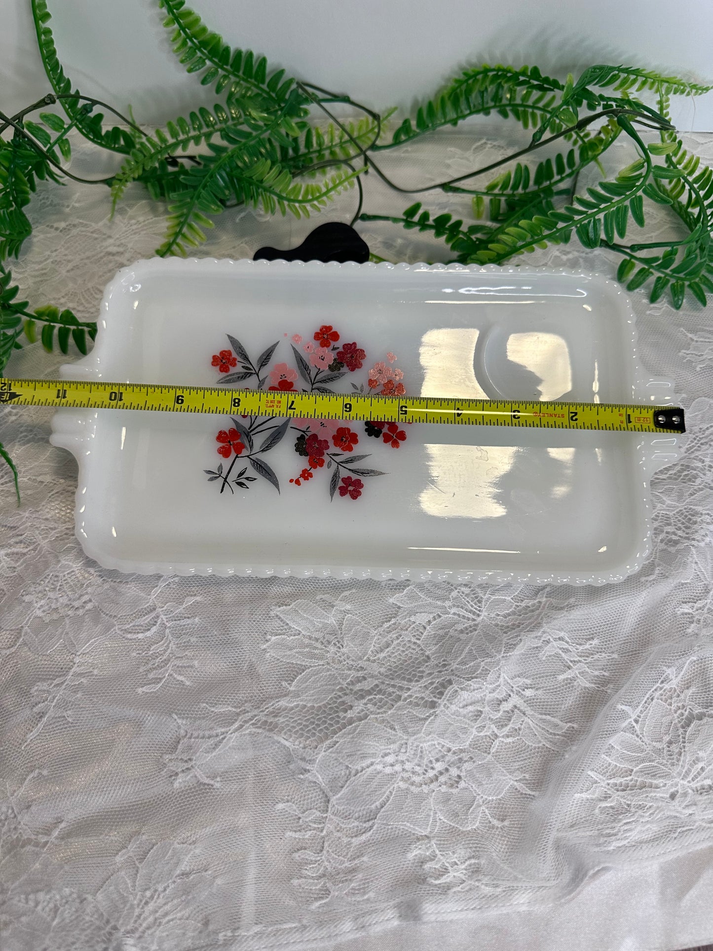 Vintage Fire King snack plates