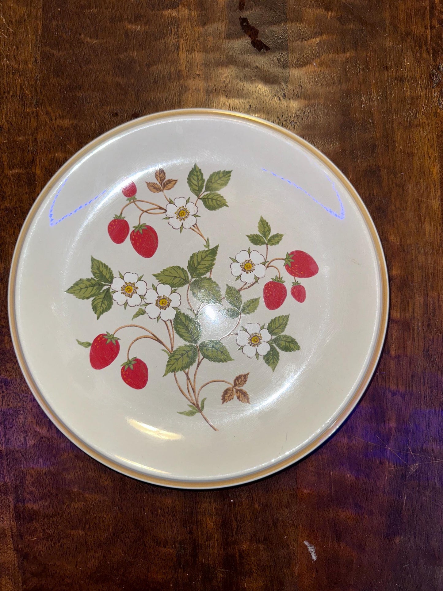 Sheffield Strawberries 'n Cream Dinner Plate Stoneware