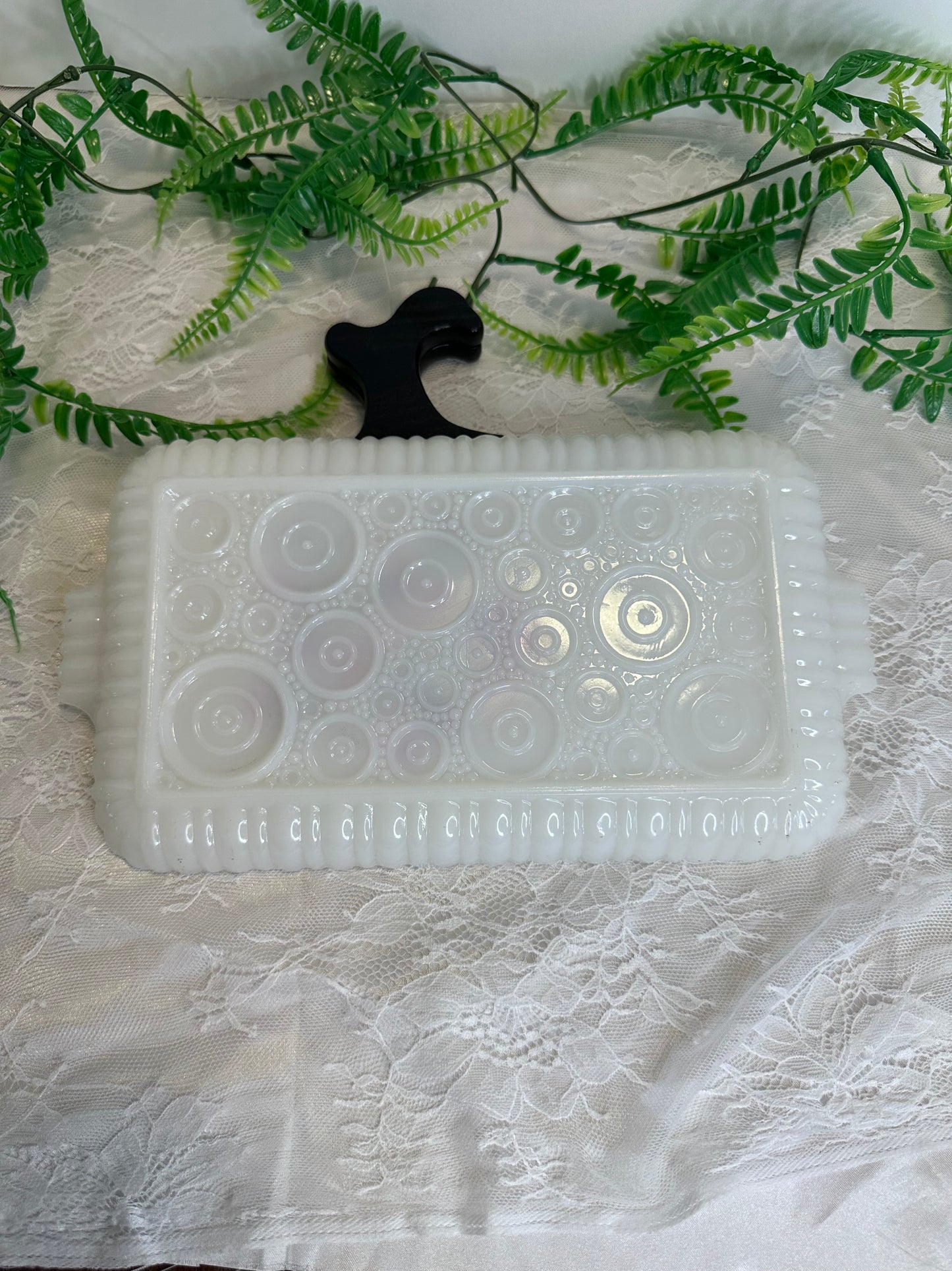 Vintage Fire King snack plates