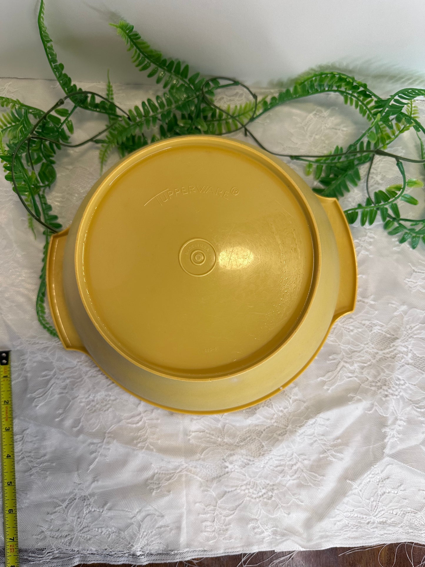 Tupperware Harvest Gold mixing bowl