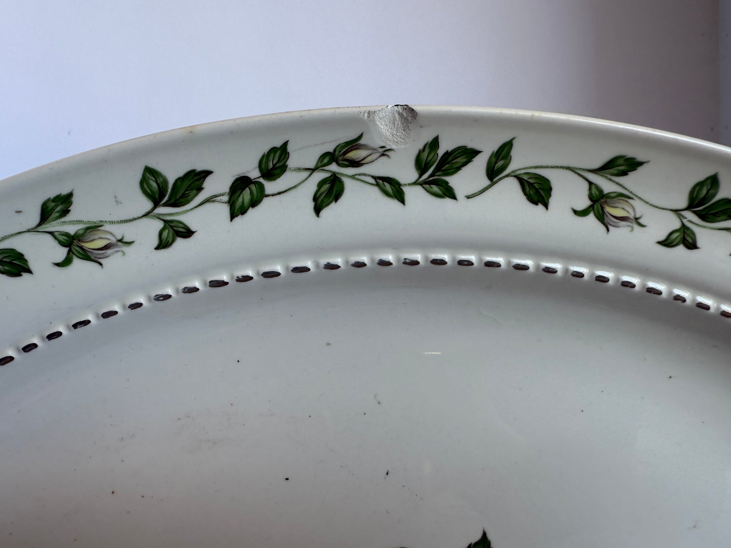 Vintage superior hall serving platter