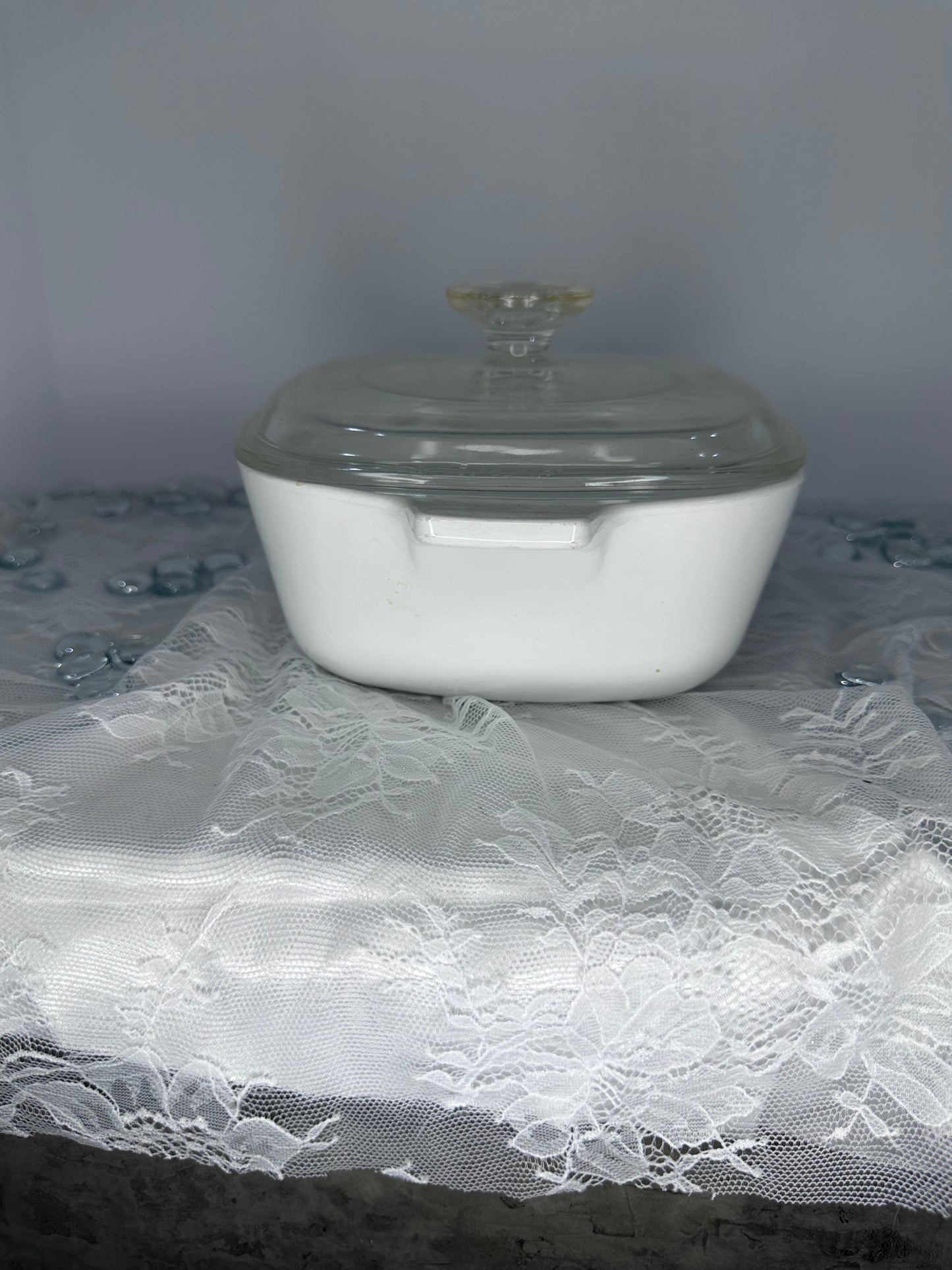 Corning Ware Blue Cornflower Casserole Dish 1.5 Quart with  Pyrex Lid