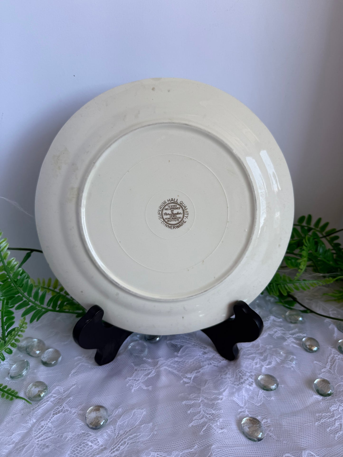 Superior Hall Autumn leaves plate