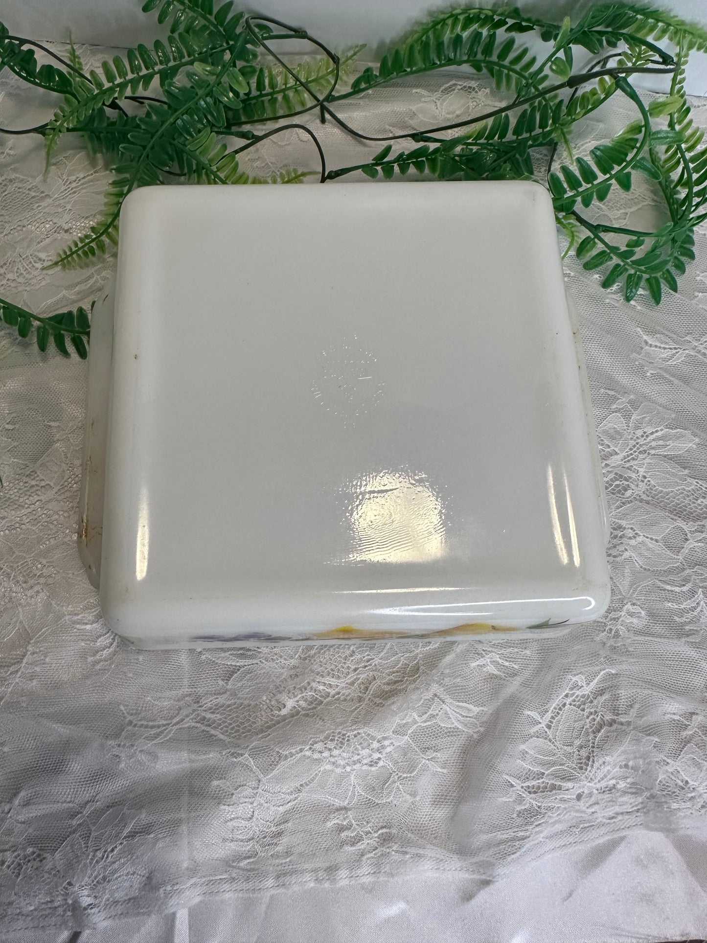 Fire King square baking dish