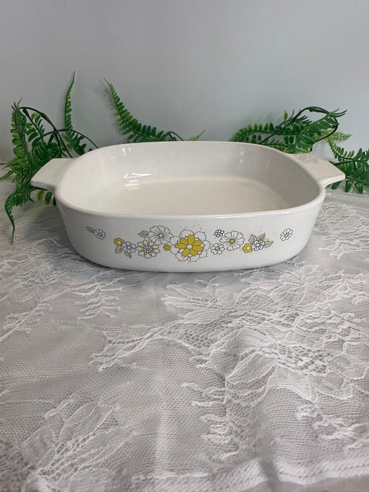 Vintage Corningware casserole dish