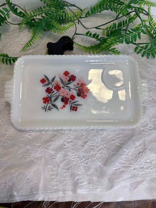 Vintage Fire King snack plates