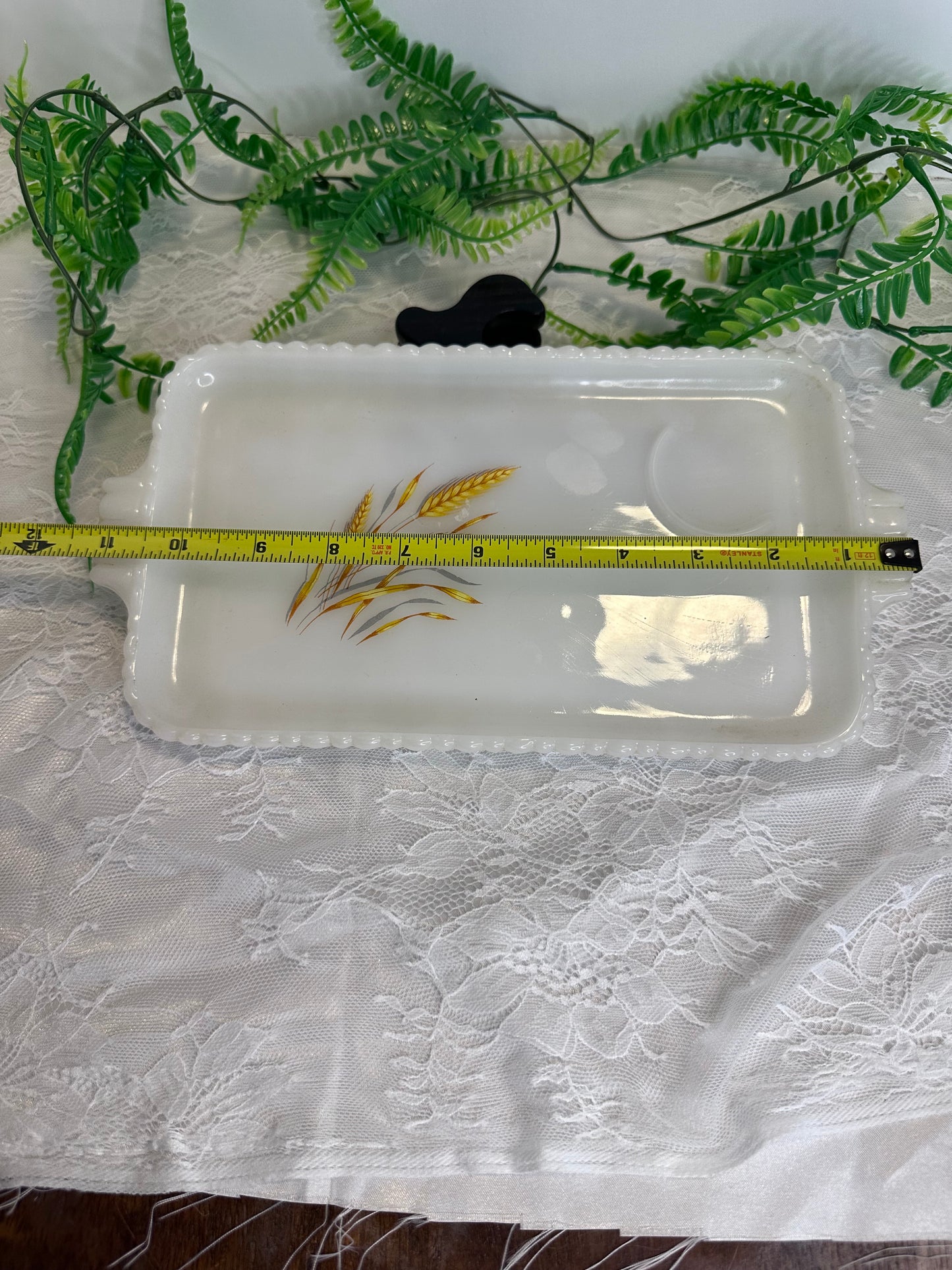 Vintage Fire King snack plates