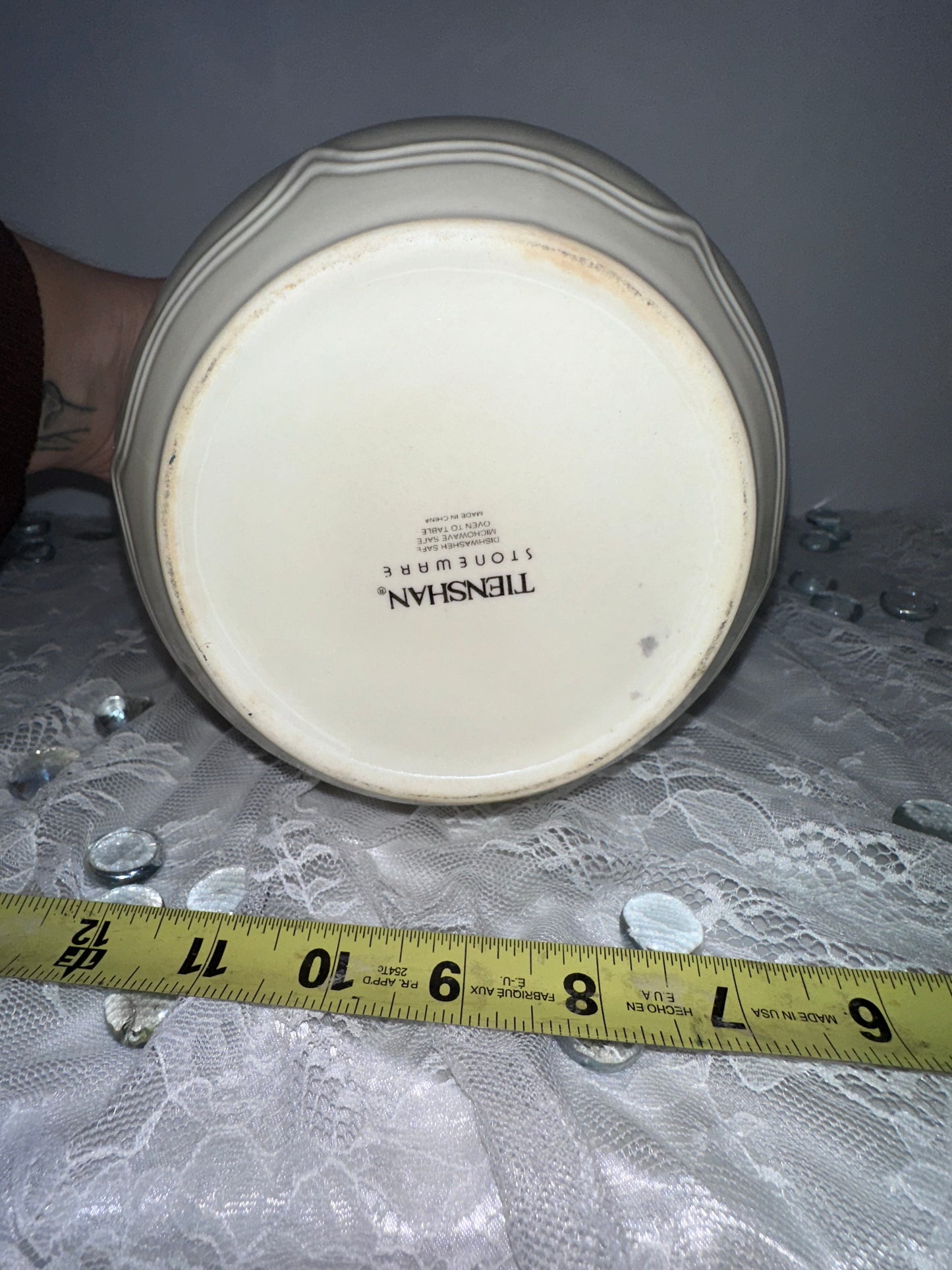 Tienshan Stoneware Aunt Rhody 4 Pc Canister Set Country Geese Design Ducks