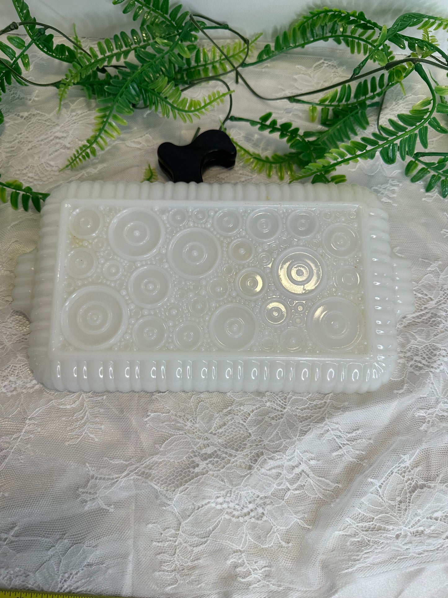 Vintage Fire King snack plates