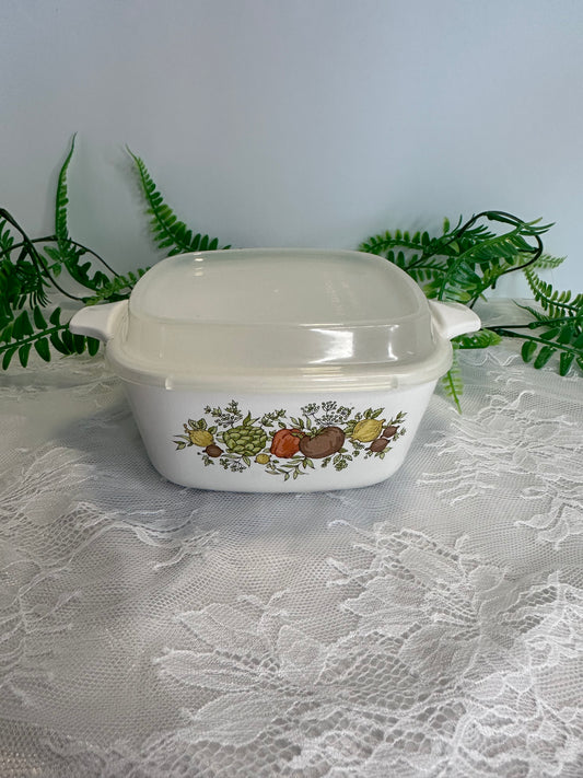 Vintage Corningware casserole dish