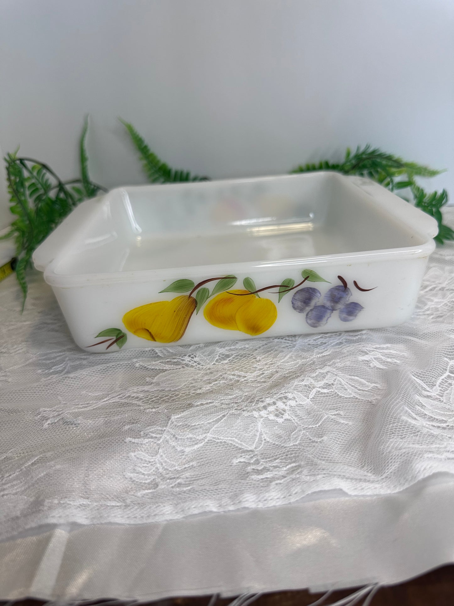 Fire King square baking dish