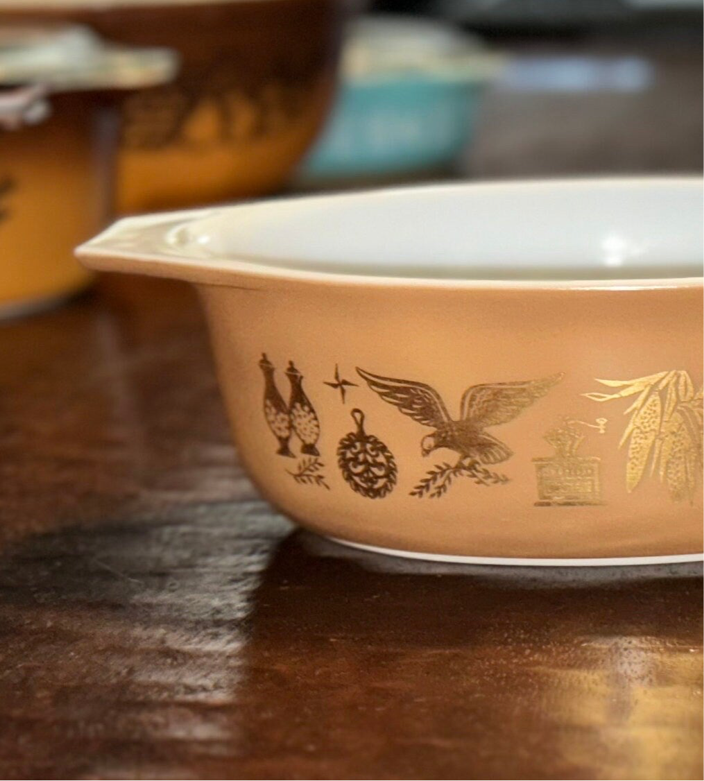 Pyrex Early American Casserole Dishes