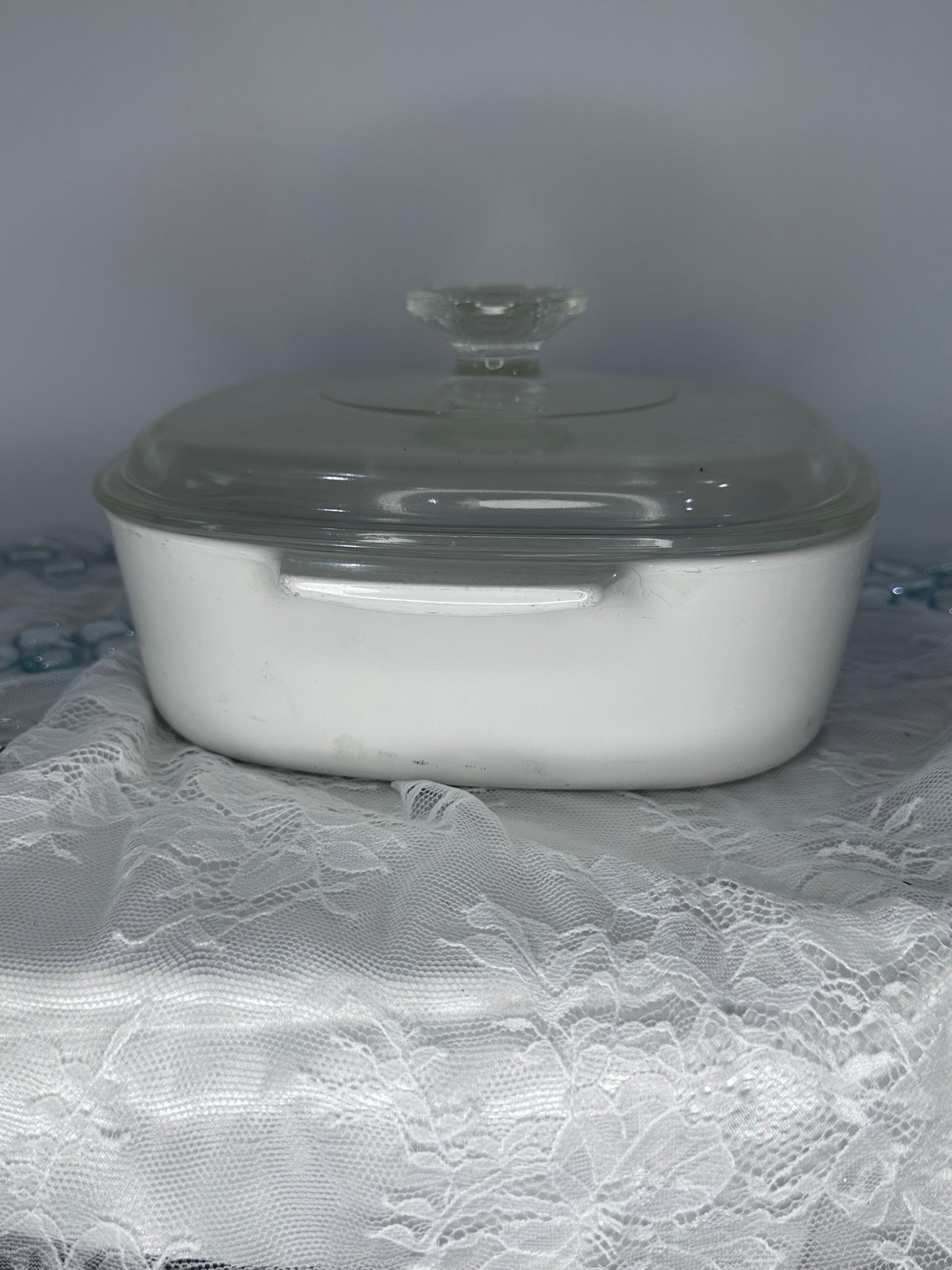 Corning Ware Blue Cornflower Casserole Dish 1 Quart with  Pyrex Lid