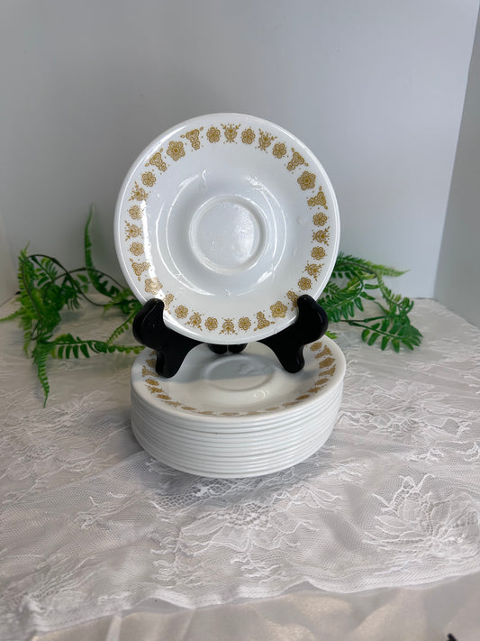 Corelle saucer plates (14)