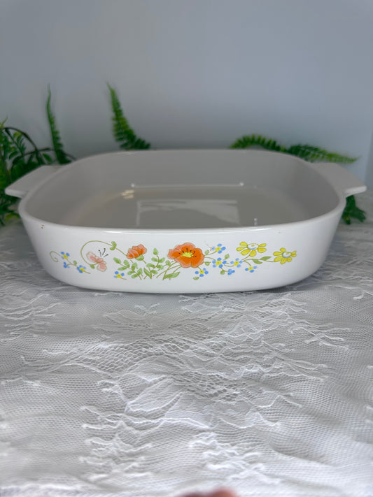 Vintage Corningware casserole dish