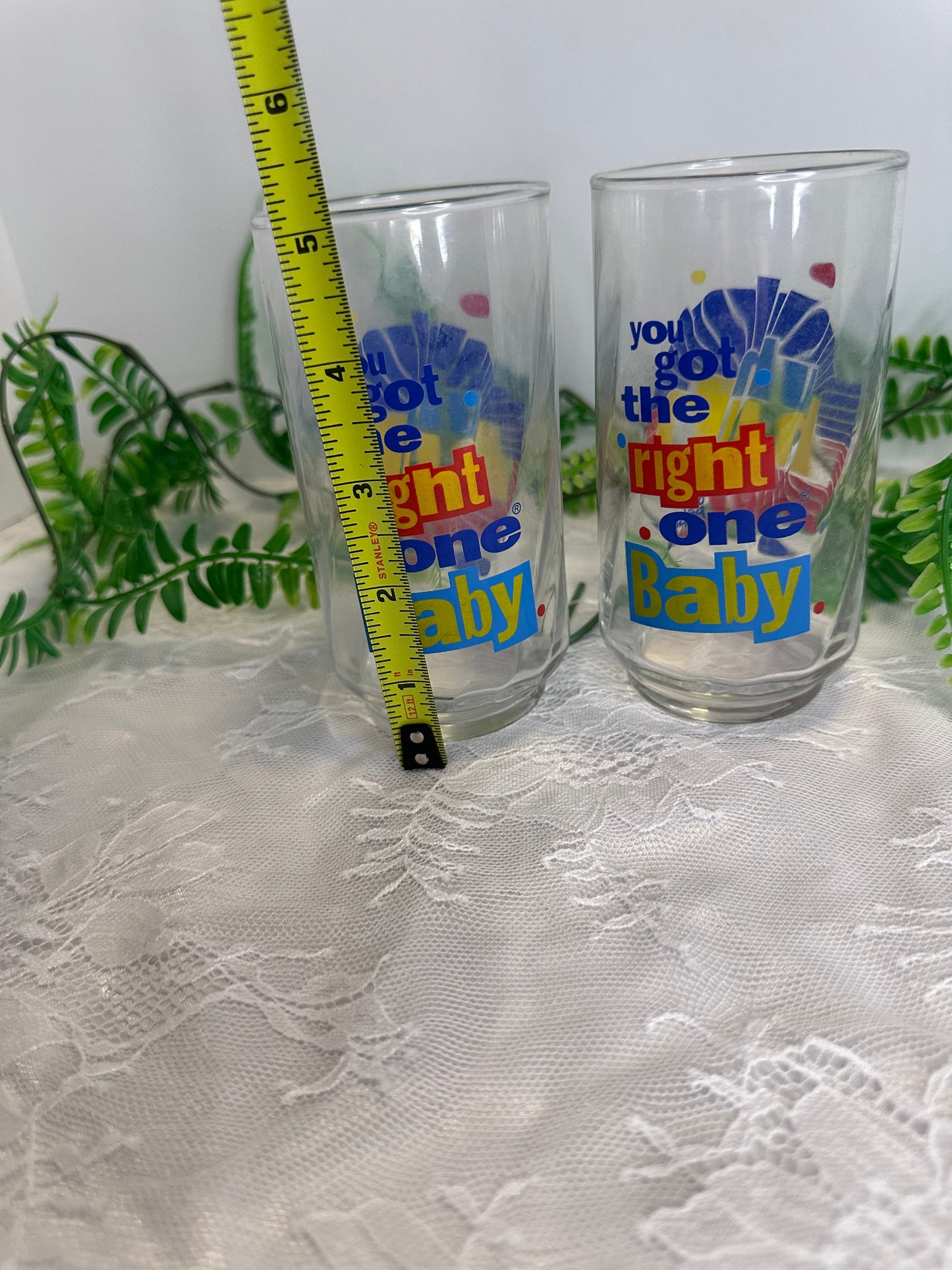 Diet Pepsi glasses