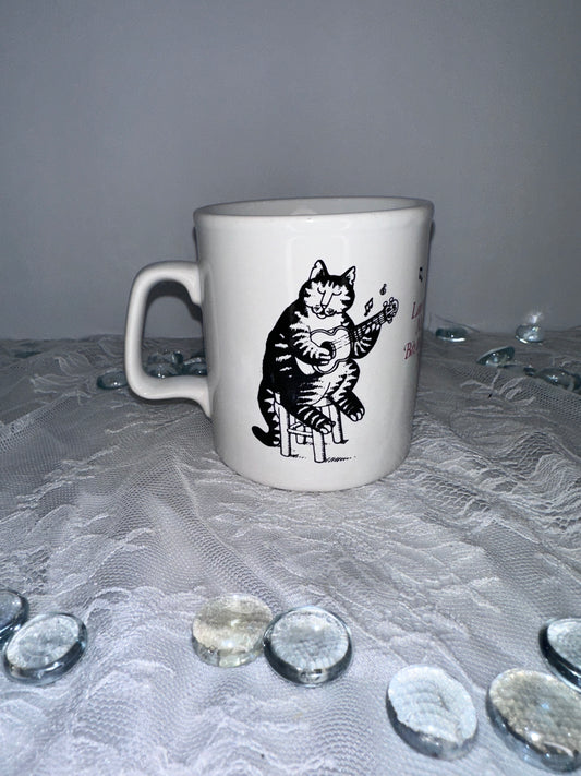 Kliban cat cups (4)