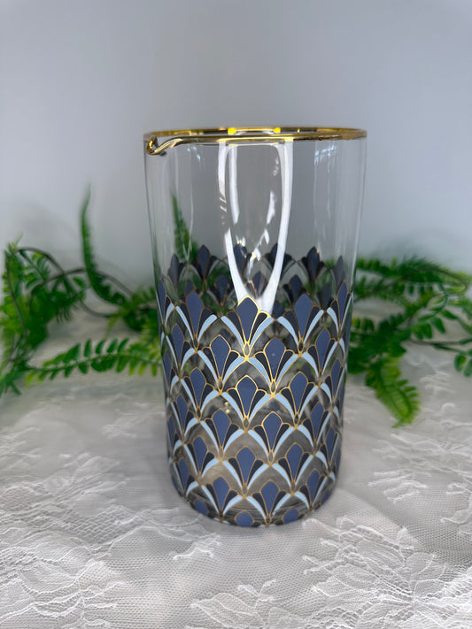 Gable Art Deco Cocktail Mixing Glass