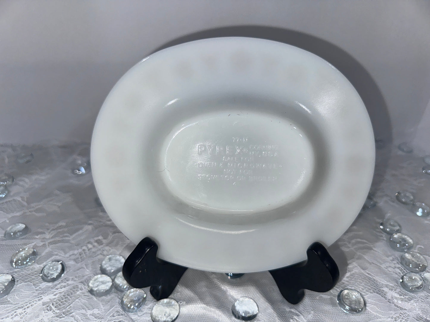 Pyrex “Golden Butterfly” Gravyboat Plate Only