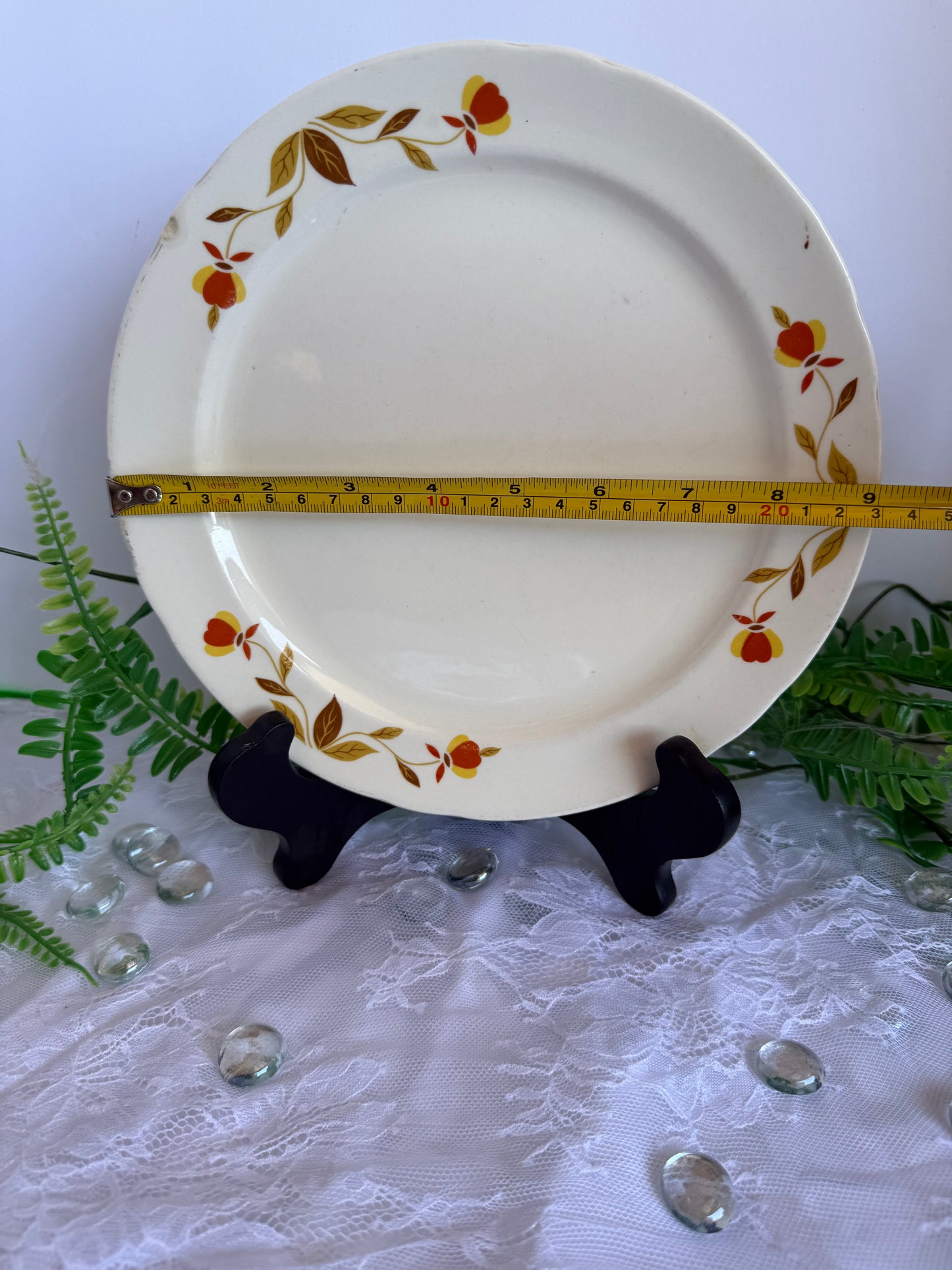 Superior Hall Autumn leaves plate