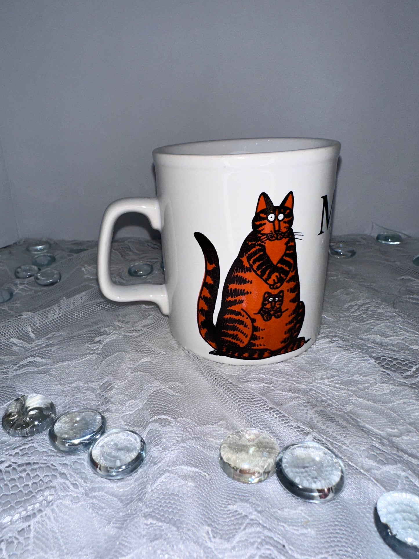 Kliban cat cups (4)