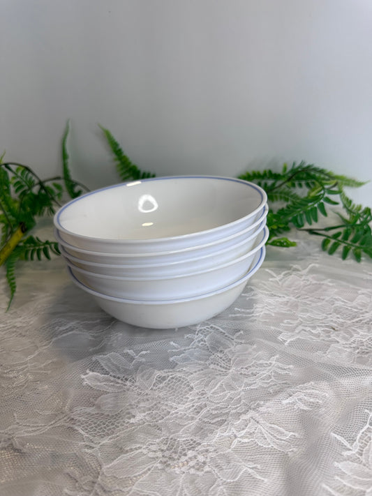 Vintage arcopal bowls (5)