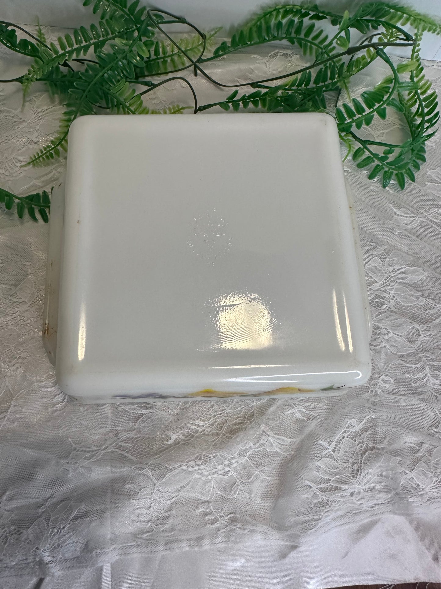 Fire King square baking dish