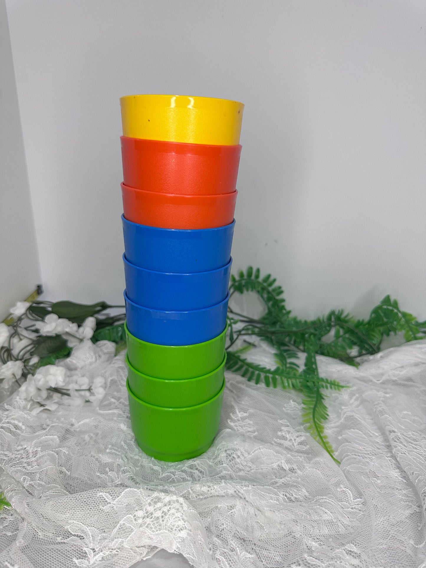 Tupperware stackable cups