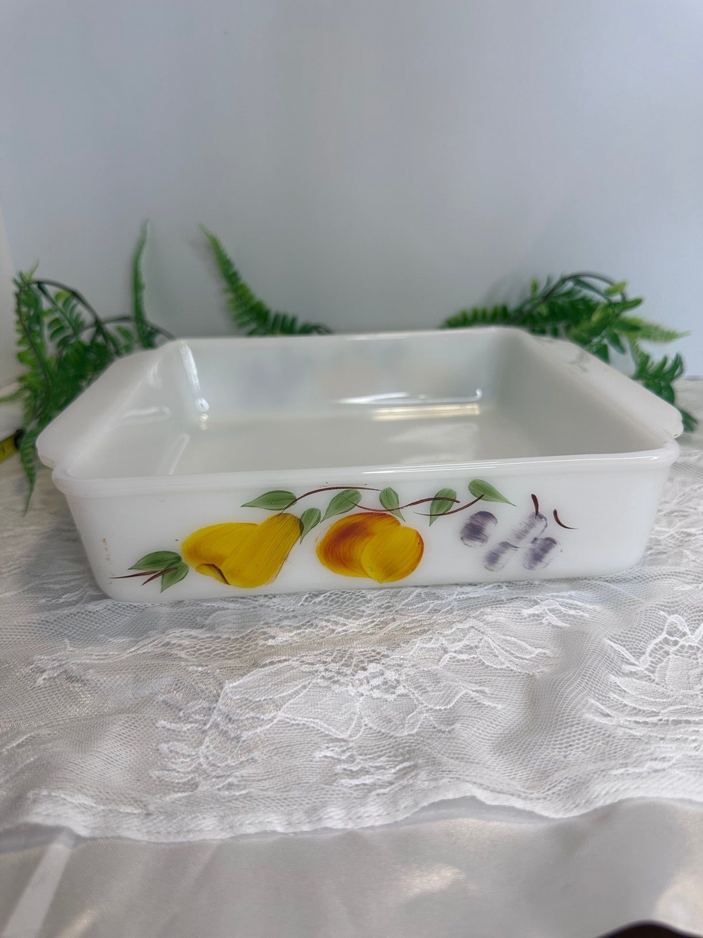 Fire King square baking dish